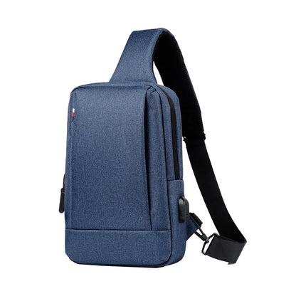 Chest Bag Messenger Bag Sling Bag Crossbody Shoulder Bag Travel Work Satchel Bag Blue