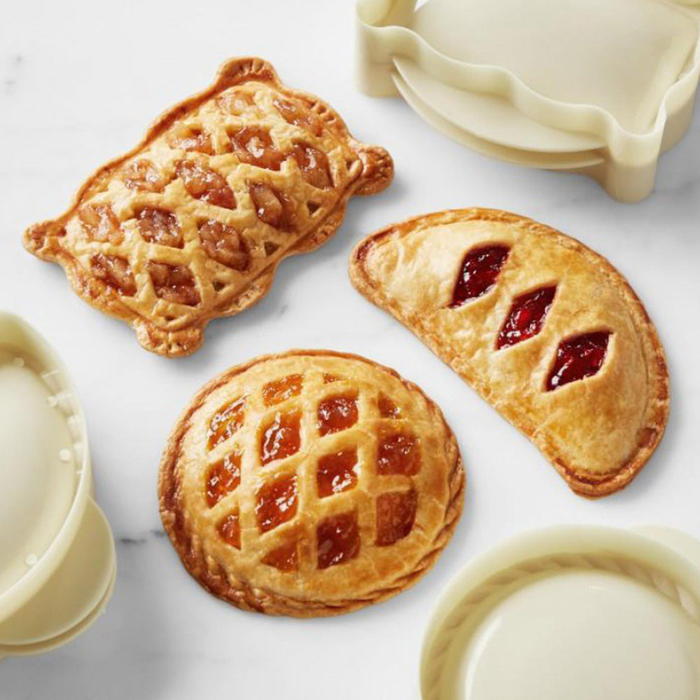 3PCS Mini Pie Molds Dough Press Set for Handmade Cookies & Pies