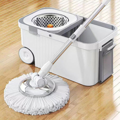 360-Degree Spinning Mop with Detachable Bucket for Home Cleaning