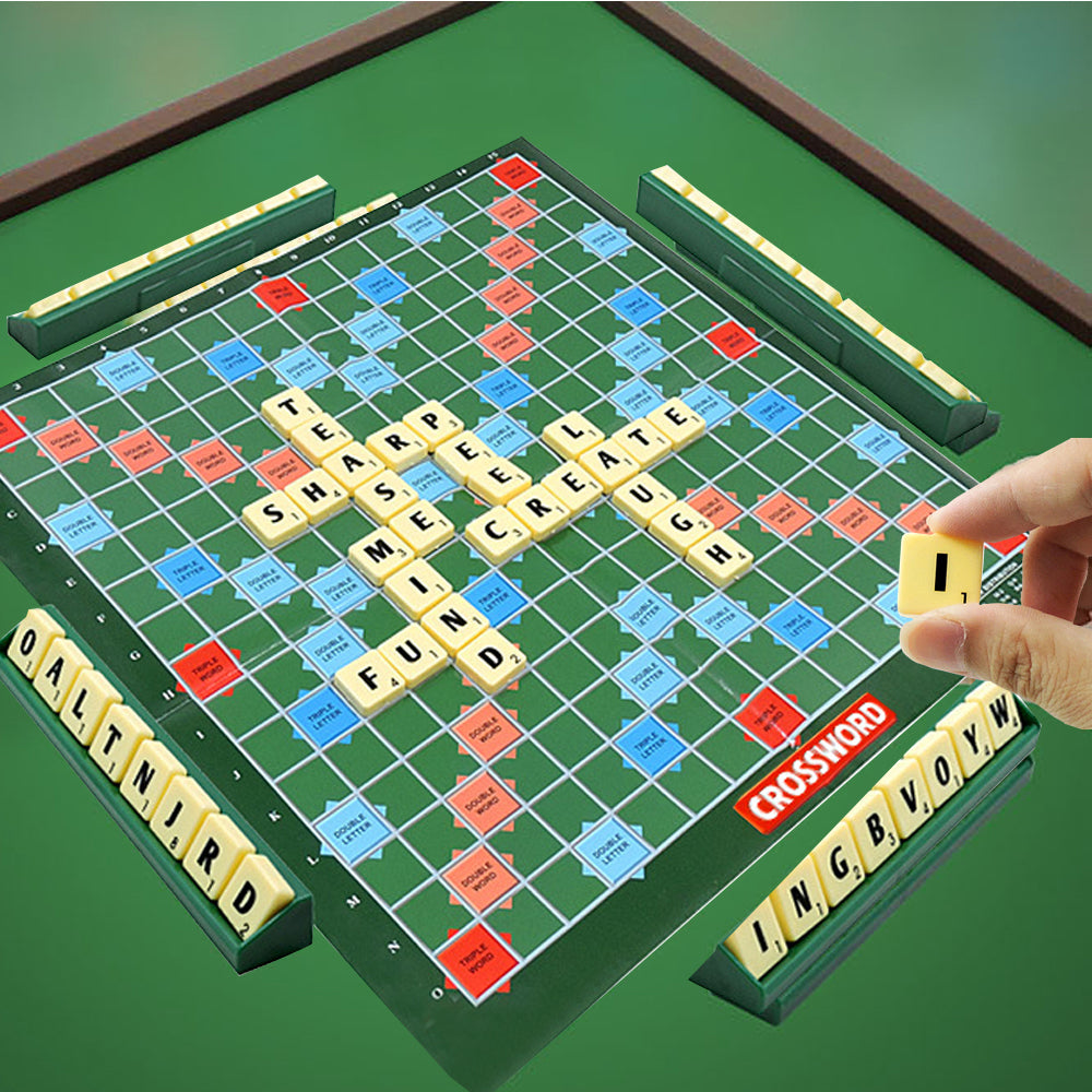 Crossword Board Game Kids Educational Toy Game Family Interactive Toys