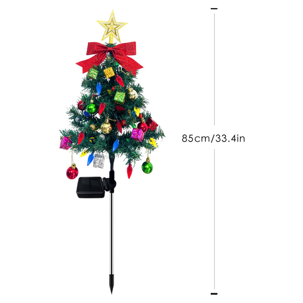 Christmas Tree Outdoor Solar Lights ¨C Waterproof Yard Garden & Lawn Decoration Style 1