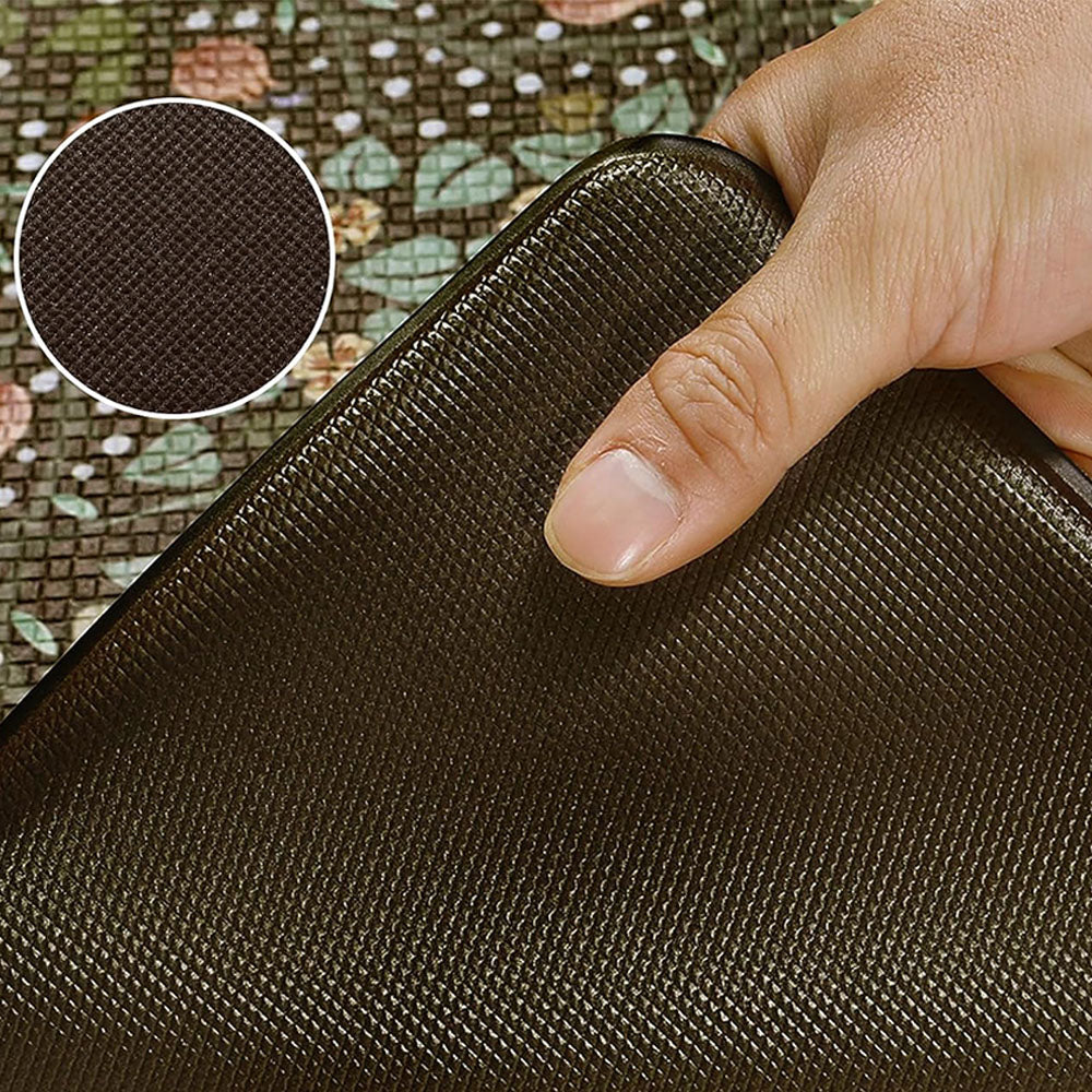 2 Piece Diatomite Kitchen Floor Mat Set - Olive