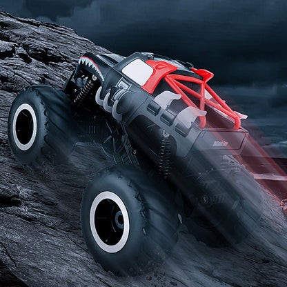 2.4GHz RC Monster Truck 1:16 Scale RC All Terrain Car Toy Off Road RC Truck for Kids Red