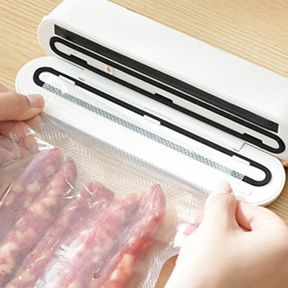 Cordless Portable Mini Vacuum Sealer Machine-White