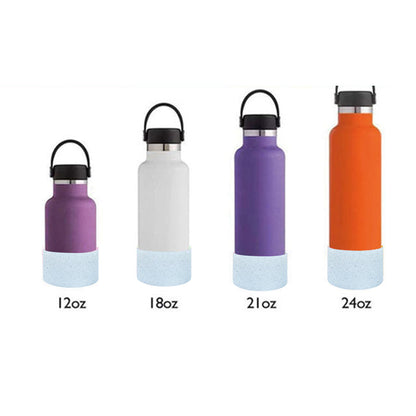 Silicone Protective Sleeve Compatible with Stanley Tumbler Bling Anti-Slip Cover White