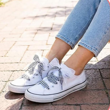 6 Pairs Wide Satin Ribbon Replacement Shoelaces