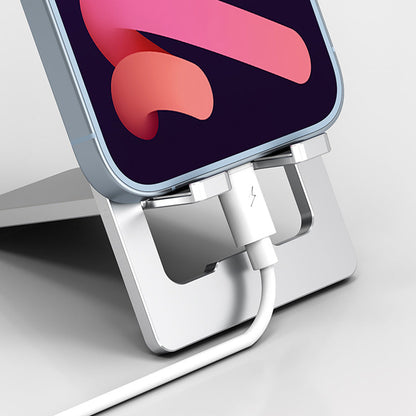 Foldable Aluminum Cell Phone Stand Portable Adjustable Holder for Desk and Travel