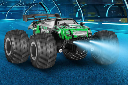 Remote Control Car 2.4GHz Rc Car Two Rechargeable Batteries Truck Toys with LED