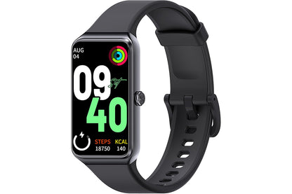Fitness Tracker Smart Watch with Heart Rate and Blood Pressure Monitor-Black