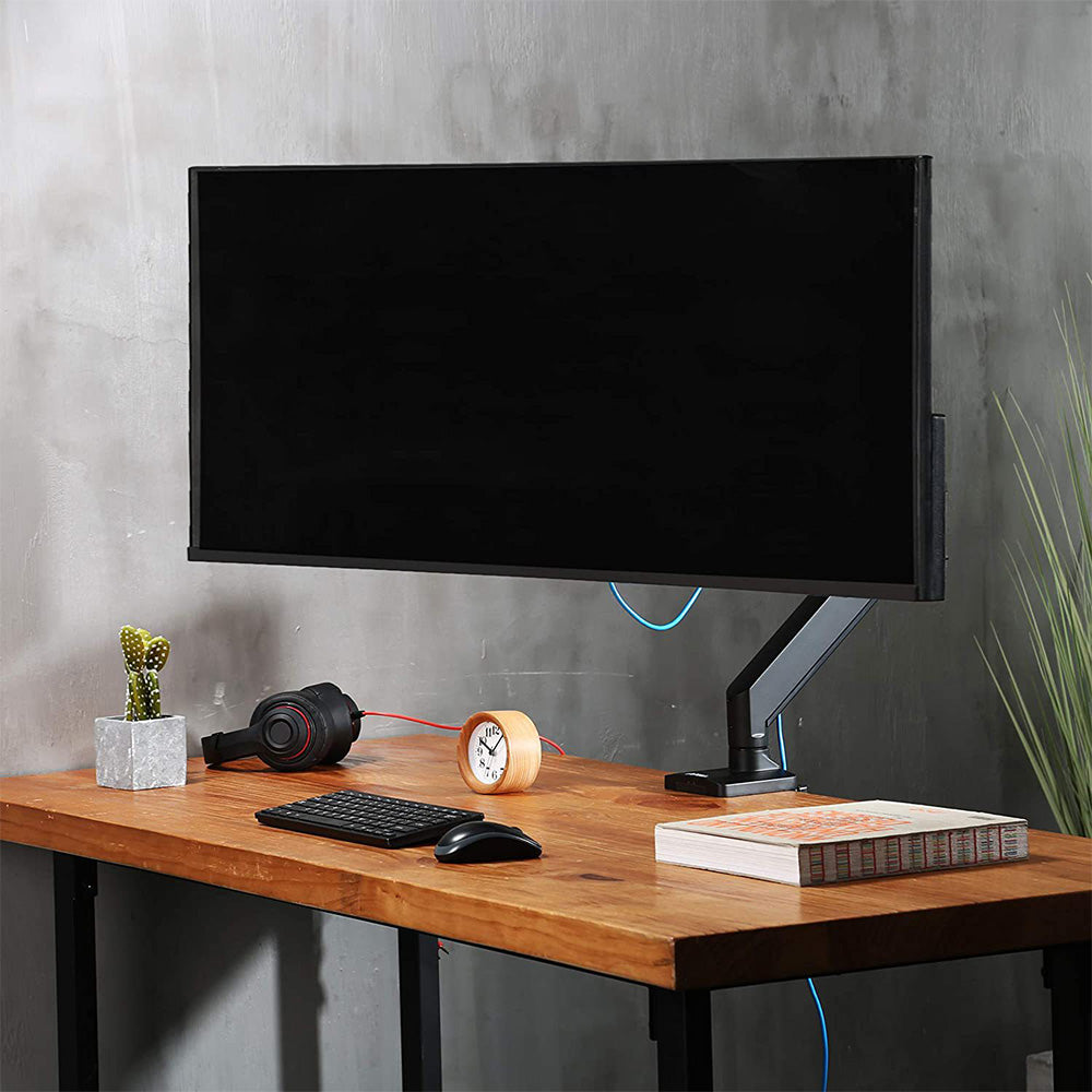 Single Monitor Mount Adjustable Monitor Arm for 13-32 inch Screens