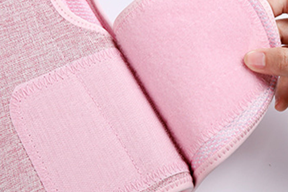 2Pcs Leg Massager Muscles Relax Heated Air Compression Foot Massage for Calf Blood Circulation-Pink