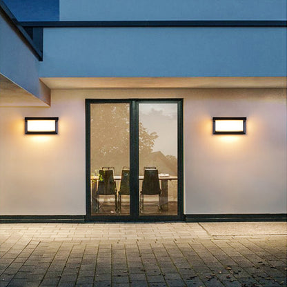 Outdoor Square Solar Light Control Wall Light