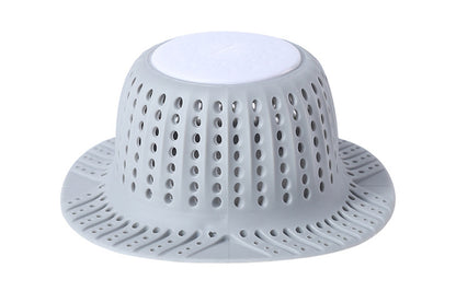 2Pcs Bathtub Drain Hair Catcher Silicone Shower Hair Catcher for Pop Up and Regular Drains
