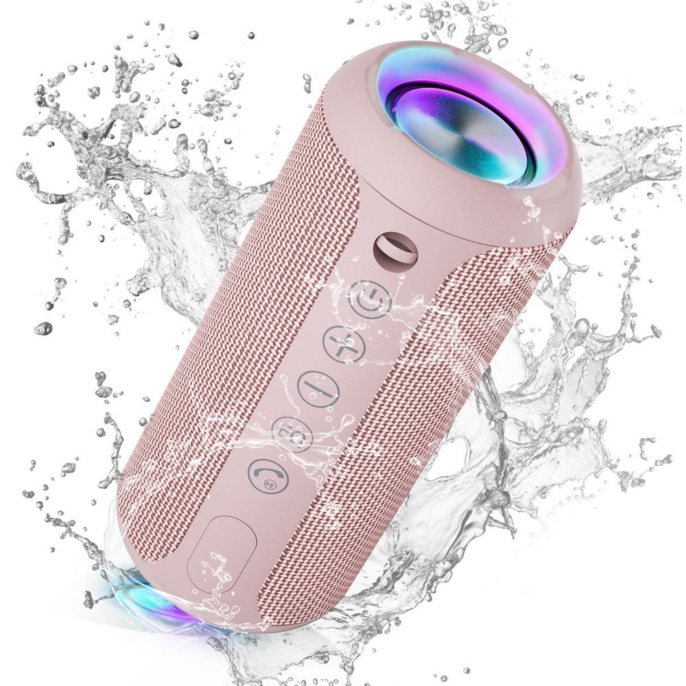 Portable Bluetooth Speaker IPX7 Waterproof Wireless Speaker for Birthday Party-pink