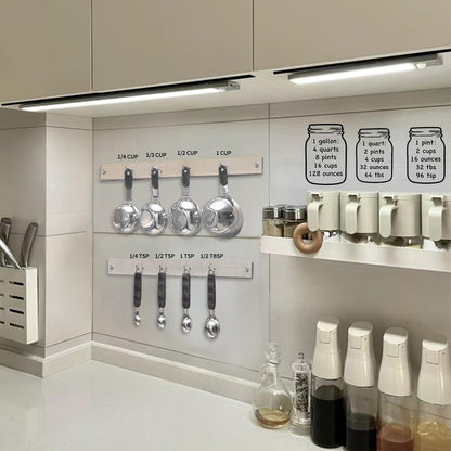 Kitchen Conversion Chart Sticker Set Transparent