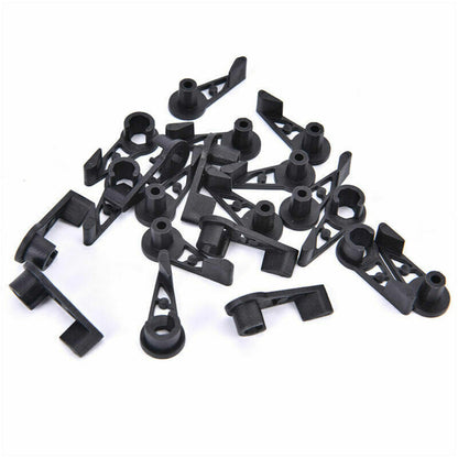 20PCS Adjustable Plant Bender Clip 360 Degrees Low Plant Training Garden Holders Black