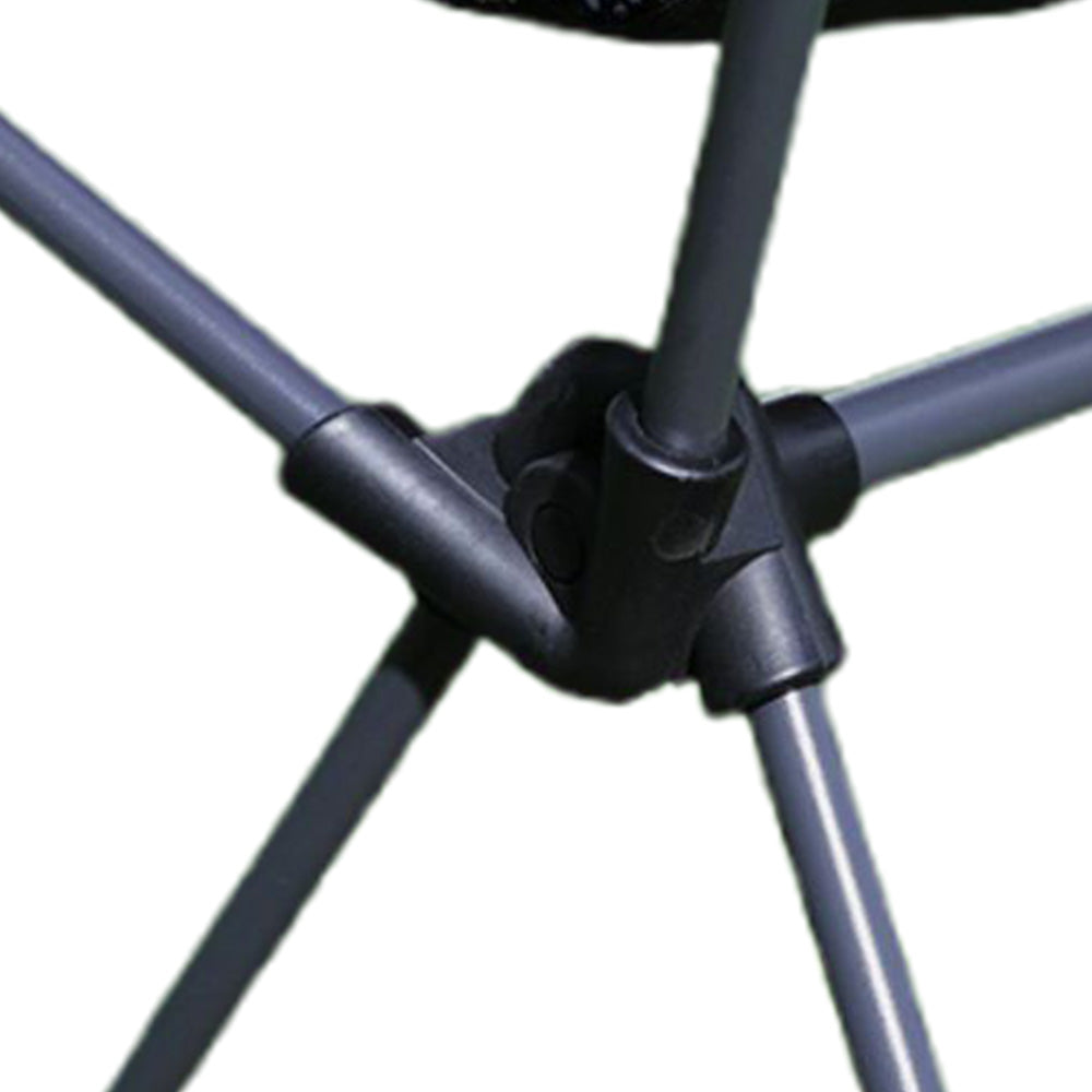 Portable Folding Camp Chairs for Garden Outdoor Hiking Travel Picnic Fishing Beach Black