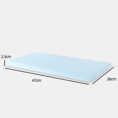Soft Ultra Thin Pillow Cooling Memory Foam Pillow - Blue