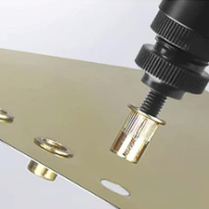 230Pcs Set Rivet Nuts Assortments Carbon Steel UNC Nutserts Rivnut Flat Head Insert Nut Assort