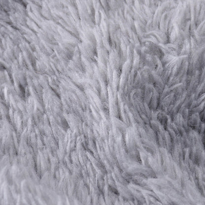 Double Layer Knit Winter Beanie with Goggles - Grey