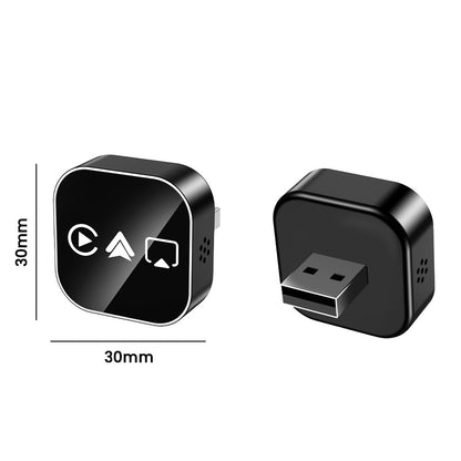 4 in 1 Screen Mirroring Wireless CarPlay Adapter for Android Auto - Black