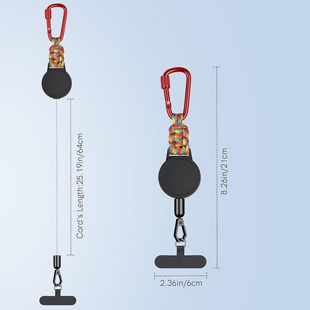 2Pcs Anti-theft Phone Tether Mobile Phone Lanyard for Cycling Hiking Climbing Fishing