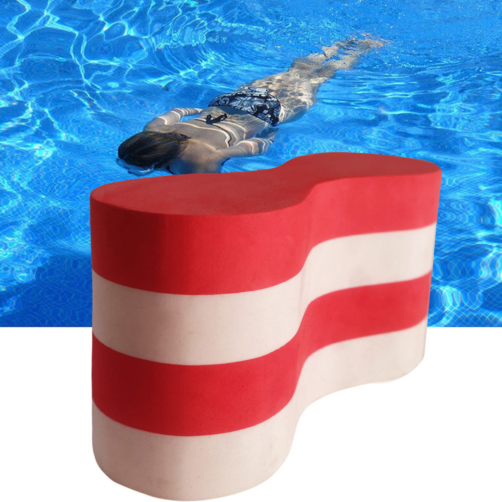 EVA Foam Swimming Pull Float Leg Trainer Clip Training Aid for Adults Beginners Red