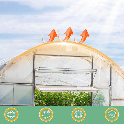 Greenhouse Plastic Cover 2x10m PE Film for Garden Vegetable Tunnel
