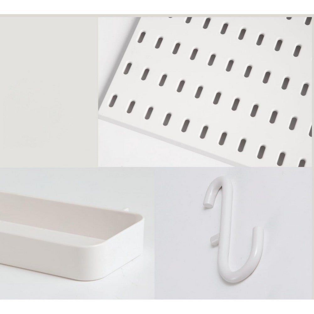 4Pcs Pegboard Combination Kit Pegboards and Accessories Modular Hanging for Organizer
