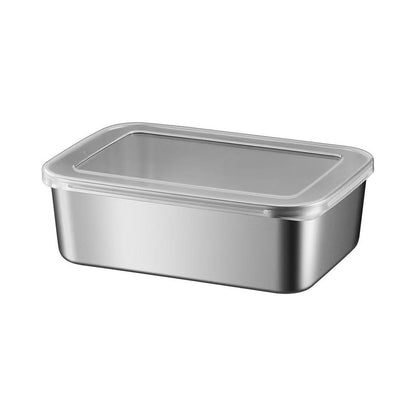 5Pcs Stainless Steel Food Storage Containers with Lids for Picnic Travel