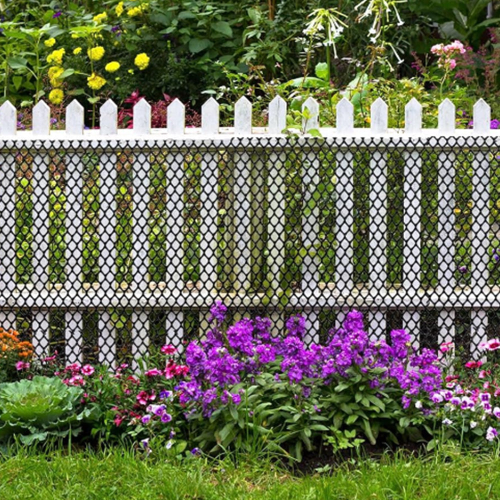 3-Meter Black Plastic Barrier Mesh Fence Keep Away Poultry Dogs Rabbit Snake