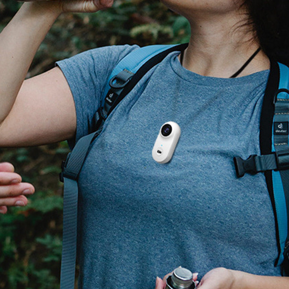 1080P Mini WiFi Action Camera Thumb Sport Video Recorder for Motorcycle White