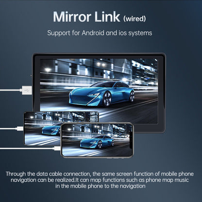 7-Inch Portable Wireless CarPlay Smart Display with AHD Camera