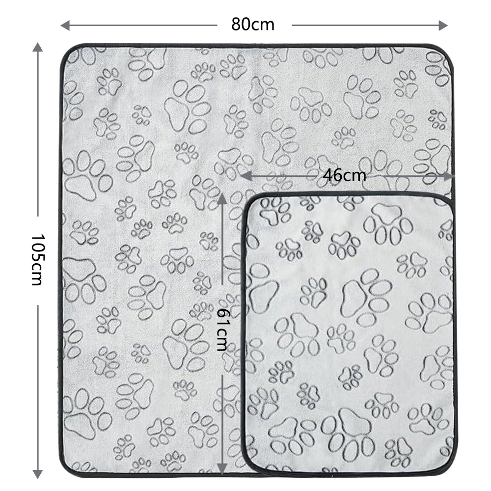 Reusable Puppy Pad Washable Dog Pee Mat Absorbent Training Mat