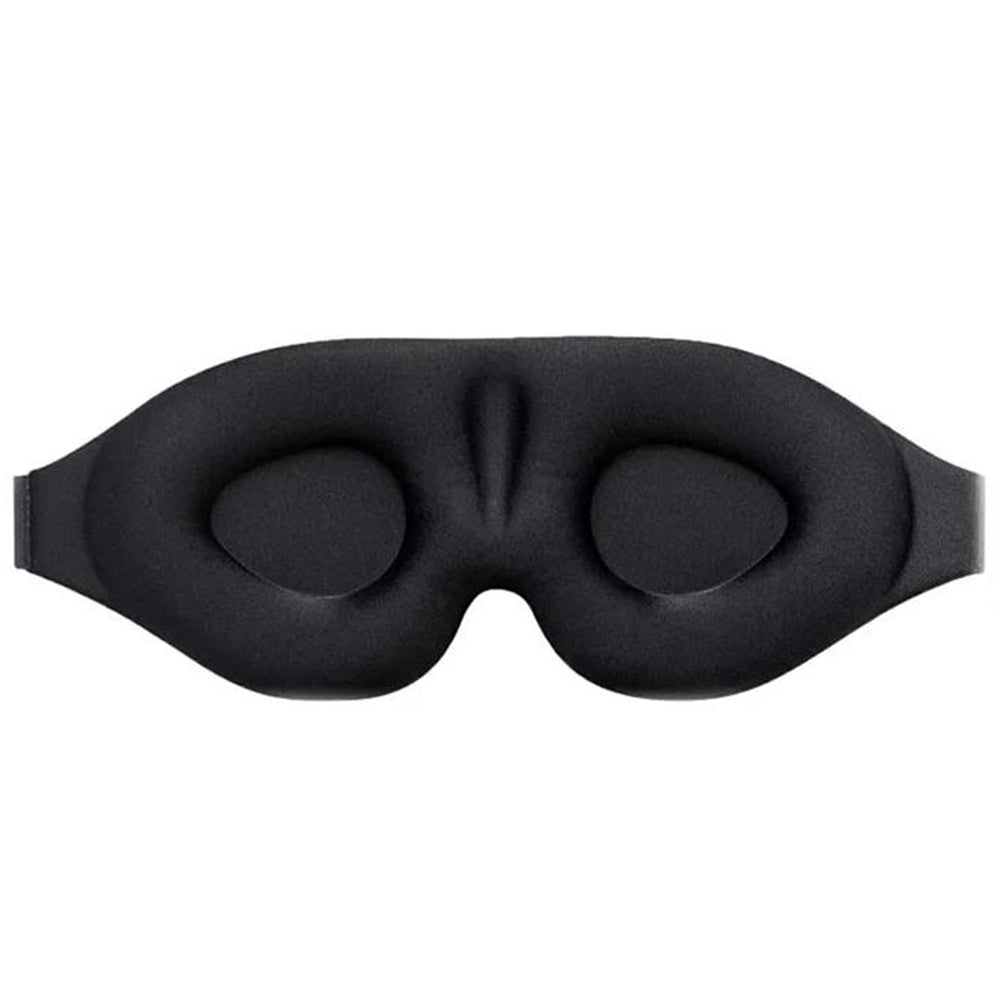 Travel 3D Sleeping Eye Mask Light Blocking Eye Shade Cover Black
