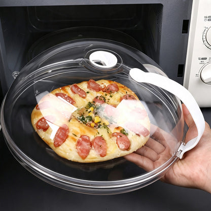 Microwave Splatter Cover with Handle for Food Plate Bowl  - L