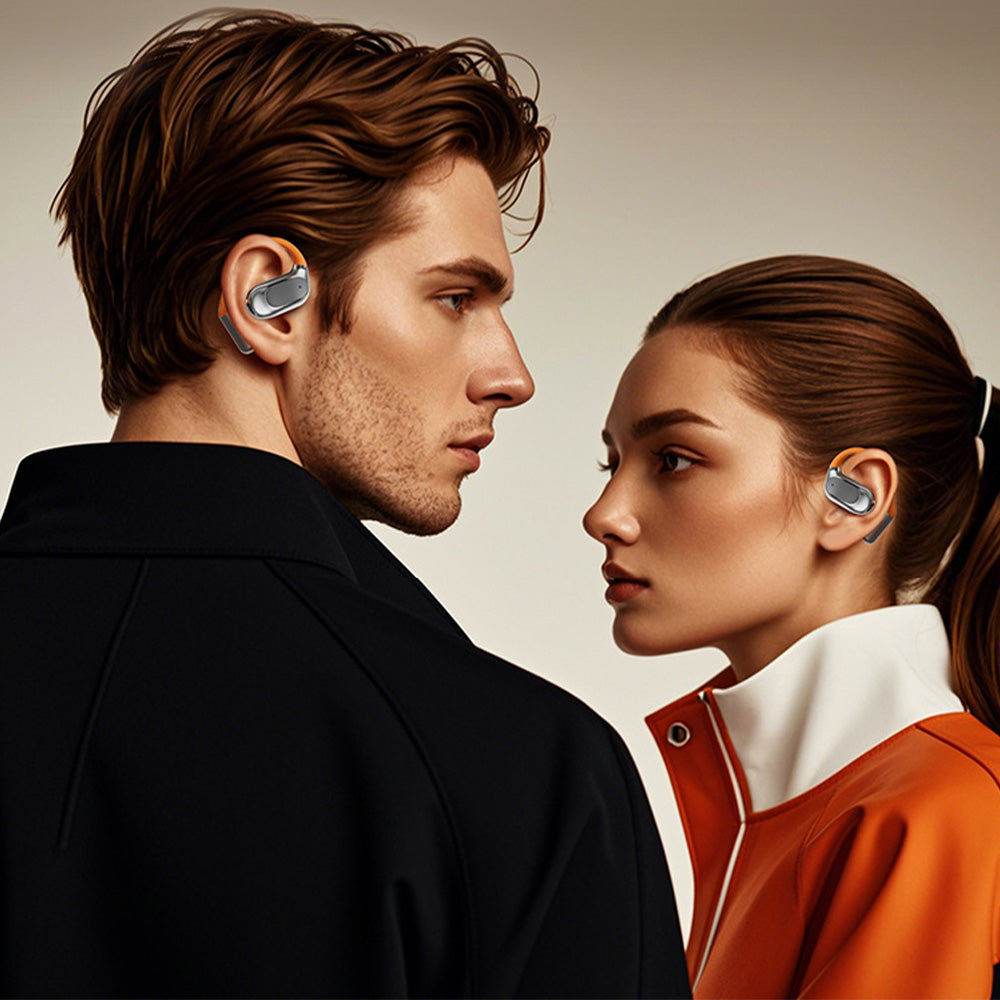 Bluetooth 5.4 Language Translator Earbuds Wireless 144-Language Translation Music Earphones with Charging Case Black