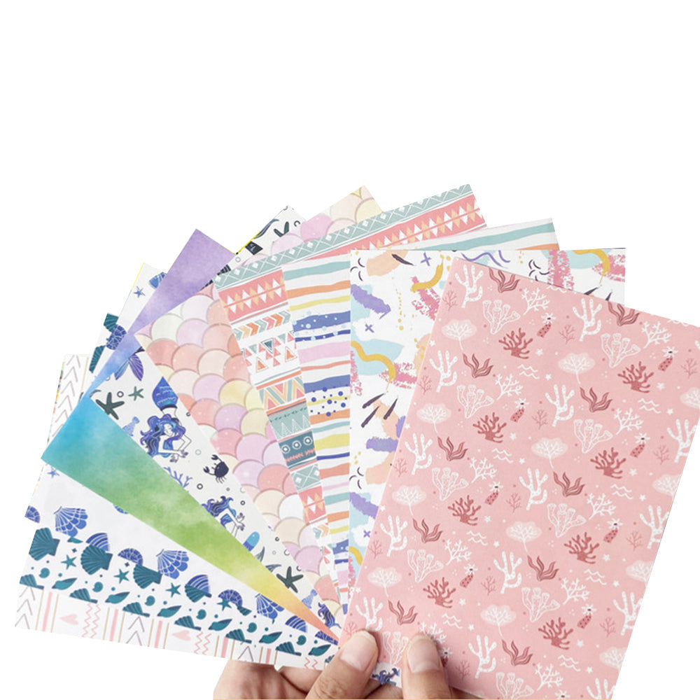 Mermaid DIY Journal Kit for Girls Scrapbooking and Diary Supplies Stickers Set