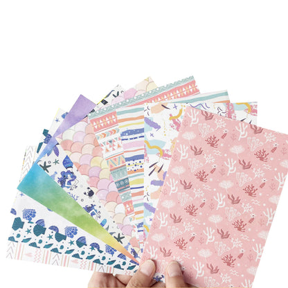Mermaid DIY Journal Kit for Girls Scrapbooking and Diary Supplies Stickers Set