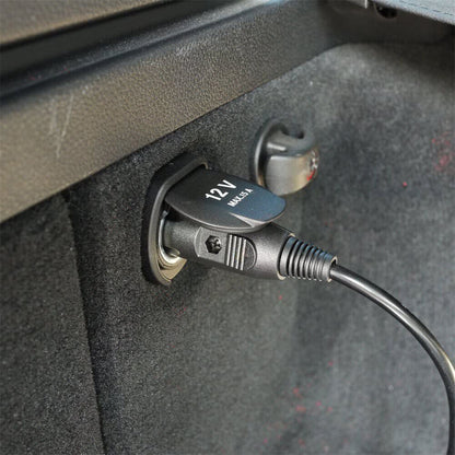 2Pcs 12V Car Cigarette Lighter Adapter Extension Cable Cord Plug Connector
