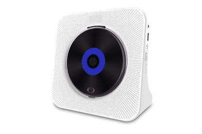 Bluetooth Home CD Player with LED Screen White