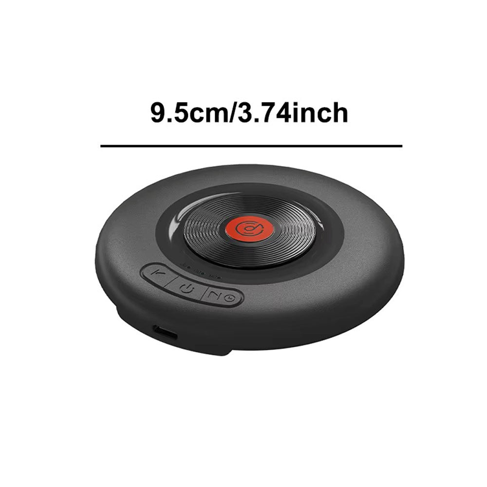 Bluetooth 6.0 Pillow Speaker Ultra Thin Sleep Speaker - Black