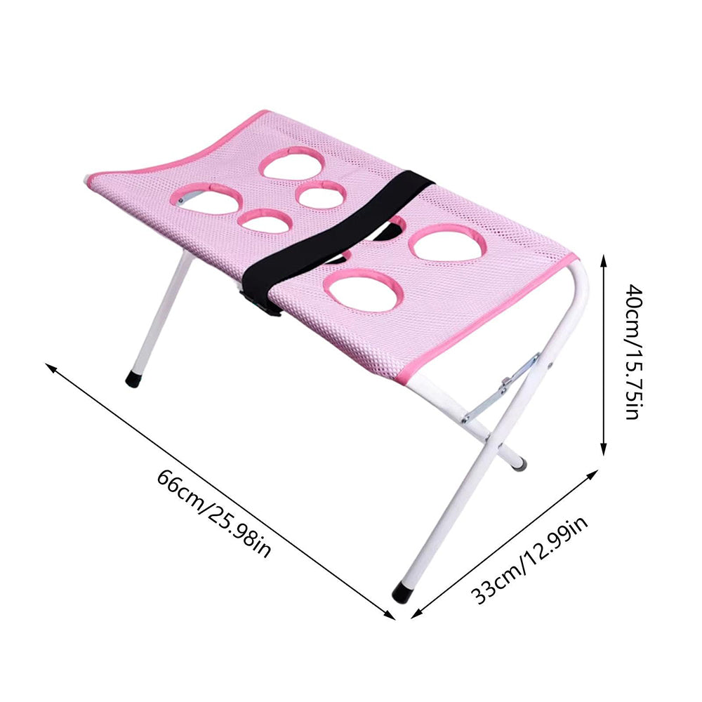 Pet Grooming Hammock Bathing Restraint Bed for Claw Car - Pink