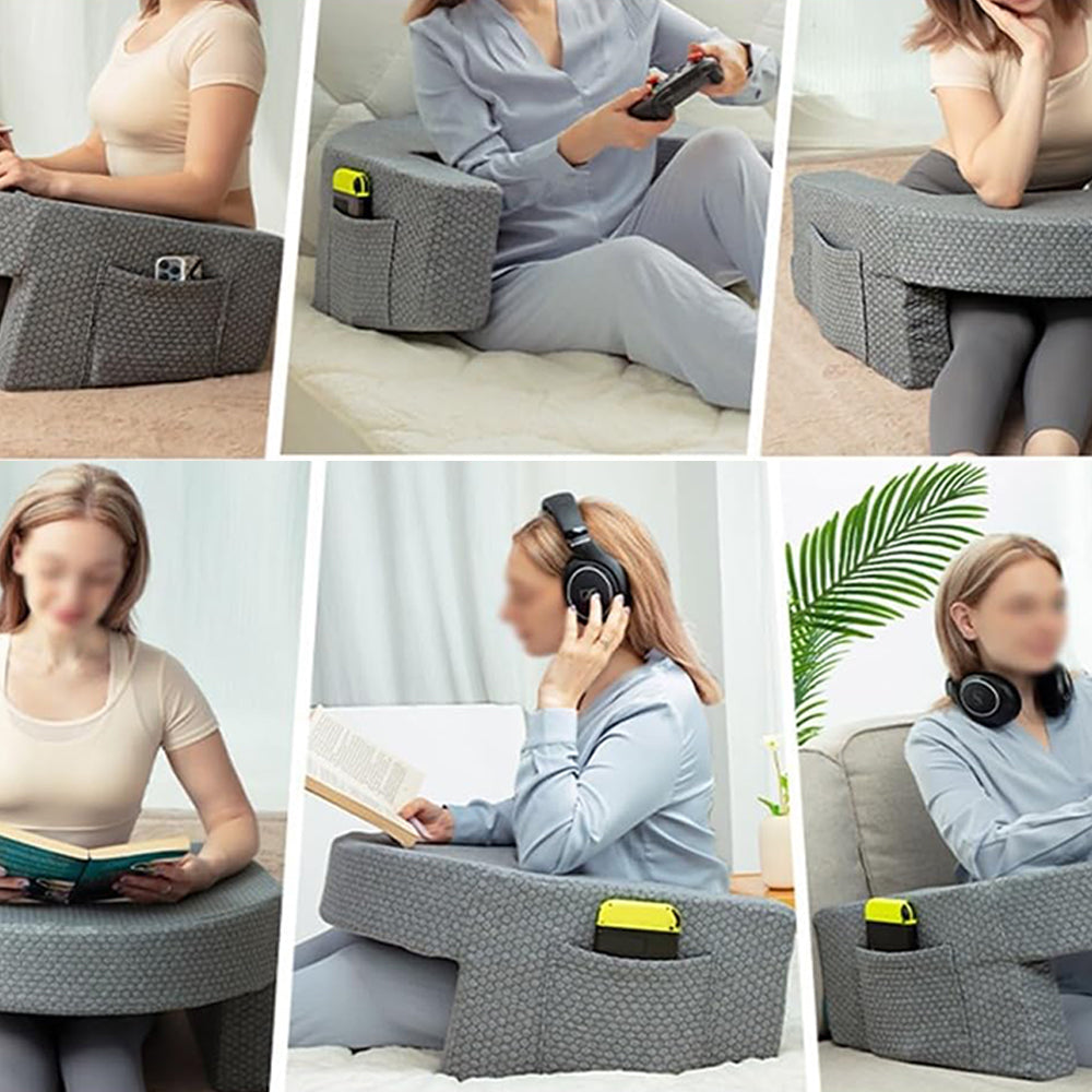 Lap Desk Pillow Crochet Memory Foam Lap Pad