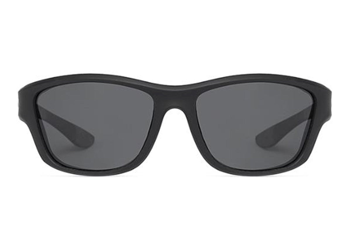 Men Sunglasses Polarized Glasses Fishing Wrap Around Eyewear with Strap and Zippered Case-Black