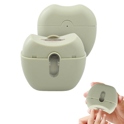Electric Nail Clipper with LED Light - Green