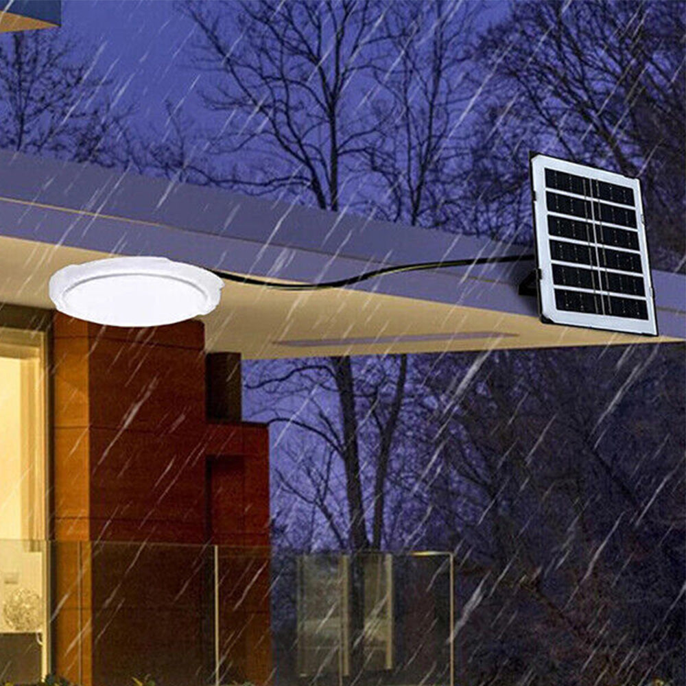 Solar Powered Pendant Light with Remote ââ‚?Indoor & Outdoor Ceiling Lamp