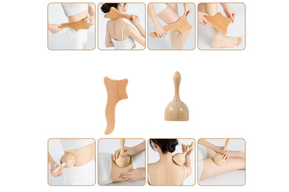 Wood Therapy Massage Lymphatic Drainage Anti Cellulite Massager for Body Shaping