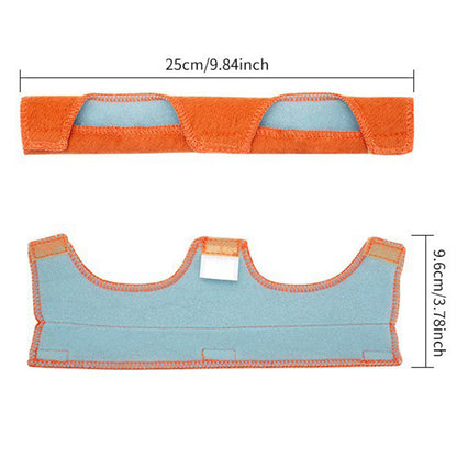 2 Cotton Fire Resistant Foam Hard Hat Sweatbands-Orange