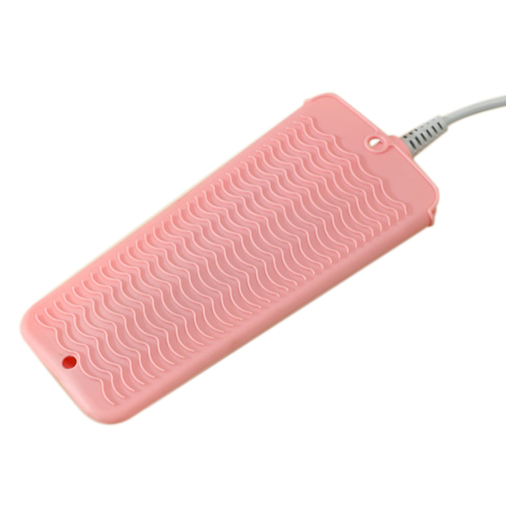 2-Pack Heat Resistant Silicone Pouch ââ‚?For Hair Styling Tools Storage Pink